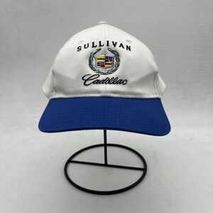 Cadillac VTG Hat Cap Blue/White Embroidered Dealer Ship SnapBack Casual Car Hat
